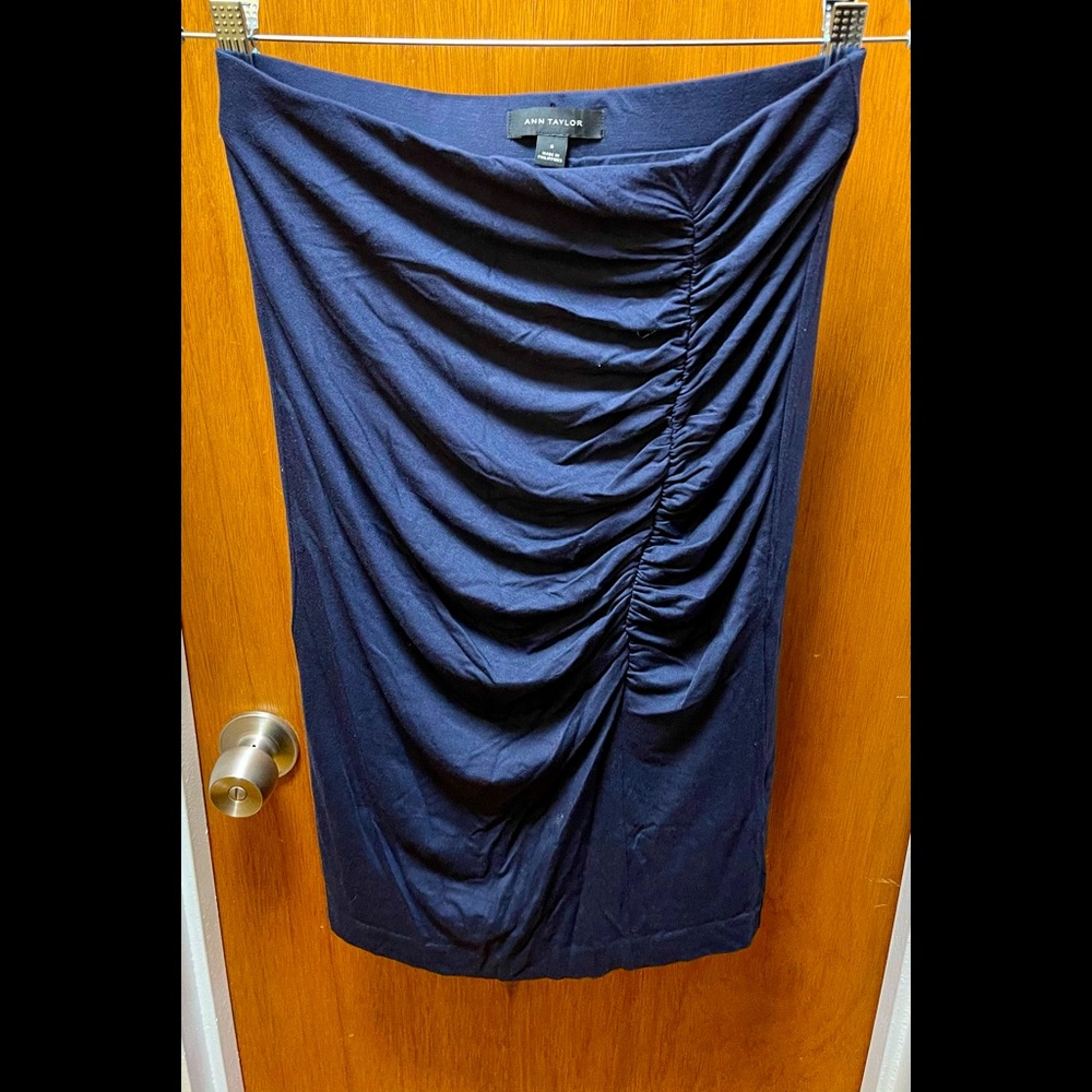 Navy skirt